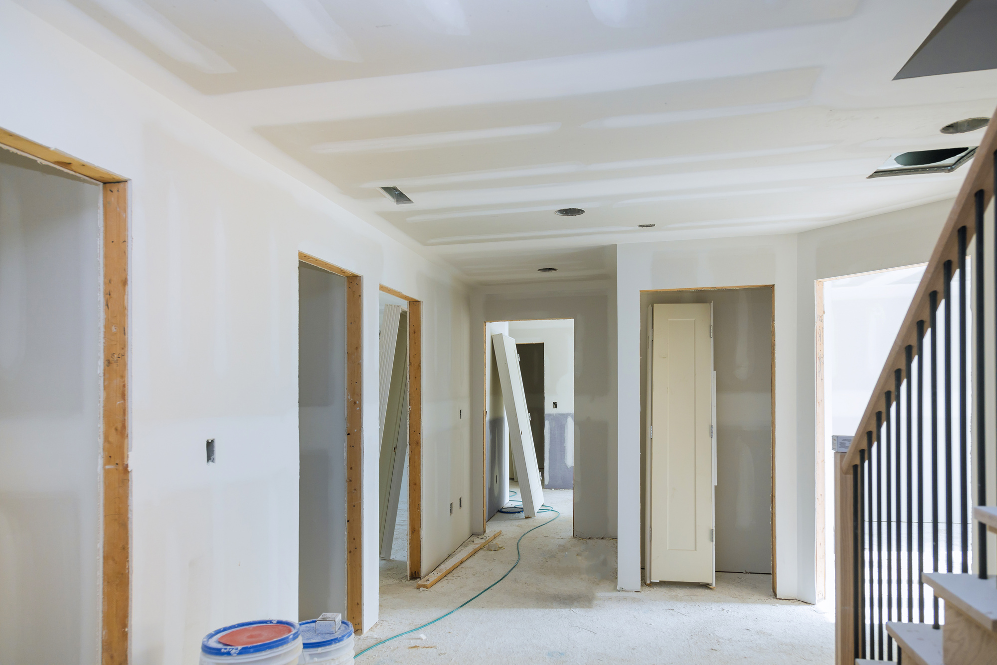 Interior of Newly Constructed House